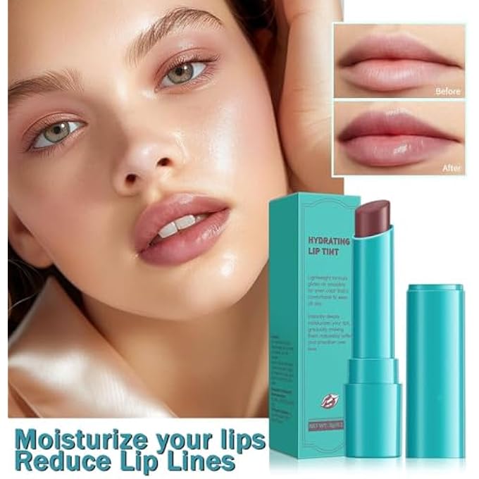 LBOYLOVE TINTED LIP BALM, MOISTURIZING LIP OIL BALM, LONG LASTING SHINY LIP GLOSS, NATURAL INGREDIENTS STRONG MOISTURIZING LIPSTICK (CLEAR SHIMMER) - Image 3